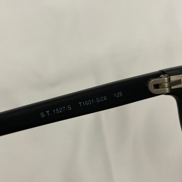 Vintage Sergio Tacchini FRAMES ONLY S.T. T. 1527 Black Unknown Prescription - Picture 9 of 13